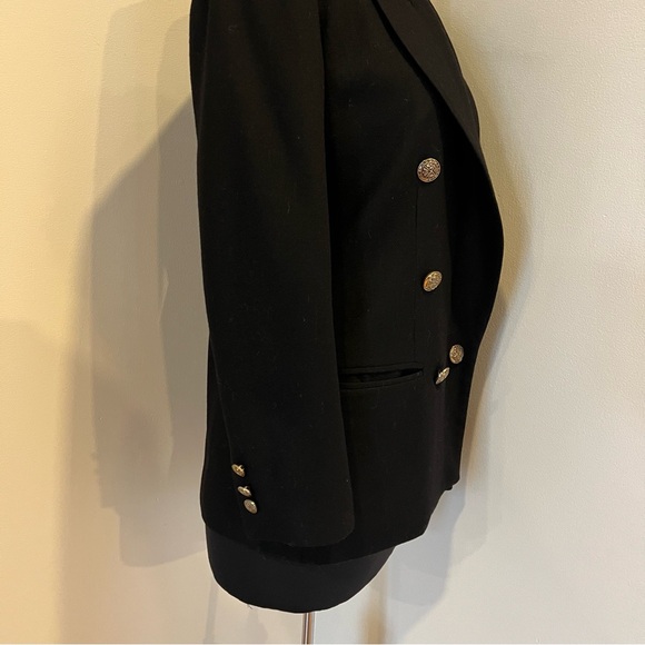 Vintage Stephanie Andrew’s Black Double-Breasted Women's Blazer - Picture 4 of 12